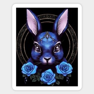 Blue Rabbit Sticker